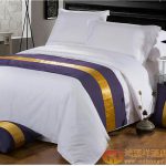 酒店专供 酒店宾馆用品床尾巾客房用品 床尾巾
