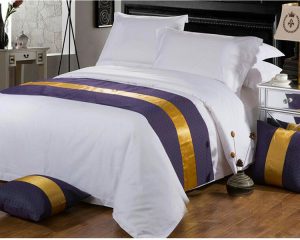 酒店专供 酒店宾馆用品床尾巾客房用品 床尾巾