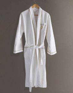 华夫格浴袍 柔软吸水性强 酒店布草用品 单层华夫格-均码