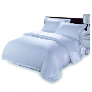 纯棉纯色60S贡缎床单 酒店床上用品定制