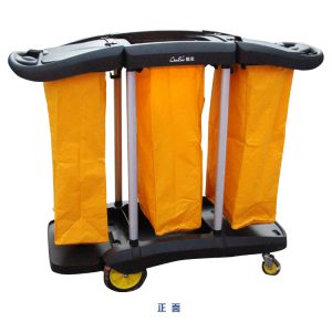 超宝D-011-2D多用途带盖清洁手推车多功能清洁服务车布草车