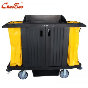 超宝D-205客房服务车客房整理收纳柜车布草清洁卫生手推车