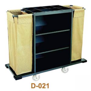 超宝D-021全金属喷塑酒店客房服务车