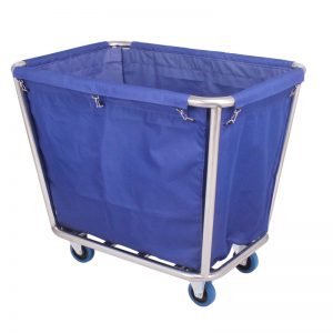 不锈钢一体式锥形布草车