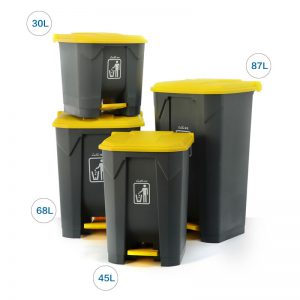 超宝B2-010A/B/C/D脚踏式垃圾桶30L/45L/68L/87L