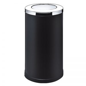 港式垃圾桶圆桶形不锈钢简约时尚垃圾桶