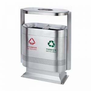 分类环保垃圾桶 户外304不锈钢分类垃圾桶