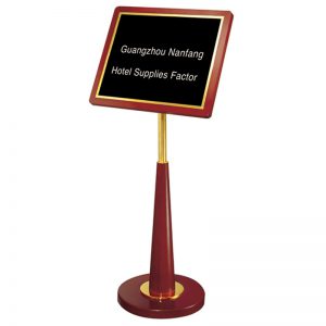 火箭炮指示牌 红木色导向牌酒店餐厅指示牌水牌
