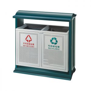 优质收集垃圾桶户外分类环保垃圾桶