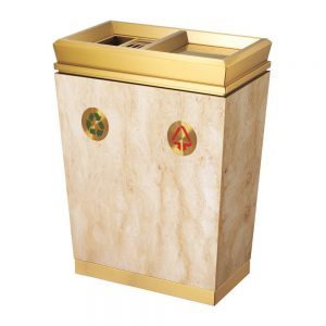 分类垃圾桶 公共垃圾桶 大理石垃圾桶 高档分类桶