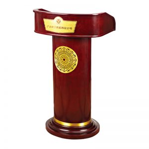 木结构迎宾台酒店咨询台演讲台