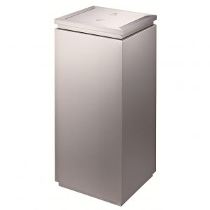 不锈钢垃圾桶高档酒店摇盖式座地垃圾桶