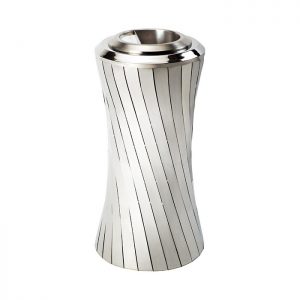 不锈钢小蛮腰座地烟灰桶