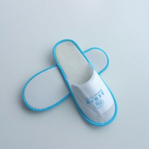 无纺布拖鞋5.0mm亚麻底 酒店一次性拖鞋