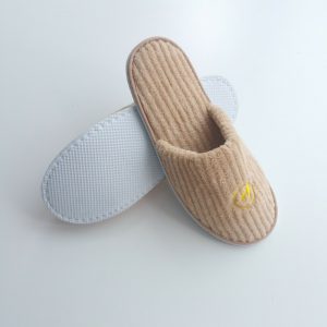 抽条珊瑚绒拖鞋7.0mm原麻底 酒店一次性拖鞋