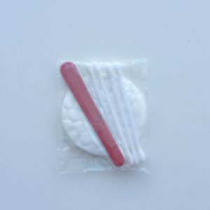 一次性护理包 四棉签两化妆棉一挫