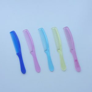 水晶注色长条梳子 宾馆酒店一次性梳子