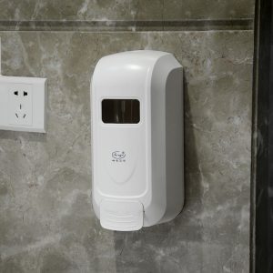 壁挂式单头皂液器 手动按压皂液器 酒店带锁皂液器