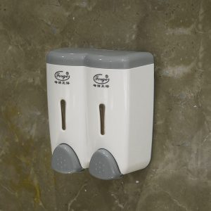 壁挂式双头皂液器 手动按压皂液器
