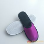 3D网眼布拖鞋4.0mm塑胶底 酒店一次性拖鞋