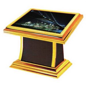 蓝宝石弧身灯箱