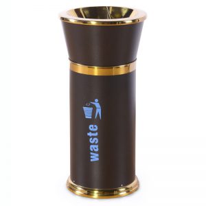 圆锥商务底座垃圾桶