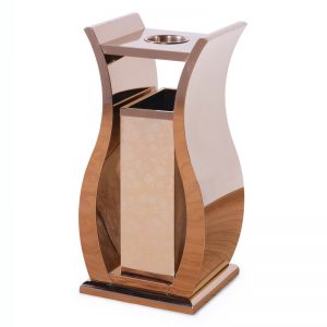 贵妃座地烟灰桶(玫瑰金)