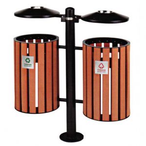 塑木分类垃圾桶