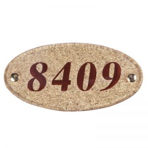 亚克力金丝布纹雕刻房号牌 宾馆酒店门牌号