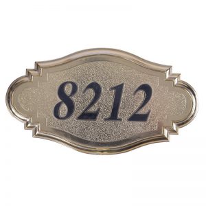 镀金砂金面房号牌 宾馆酒店门牌号