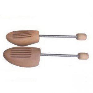 荷木原木色实木弹簧鞋撑