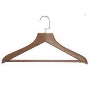 平头榉木西装衣架