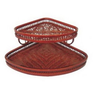 三角二层物品架