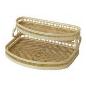 弧形二层物品架